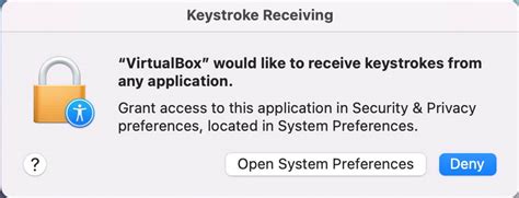 4 feb. . Virtualbox would like to receive keystrokes from any application